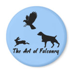 Brittany Spanial and Falconry magnets