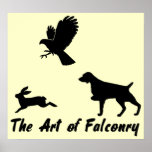 Brittany Spanial and Falconry posters