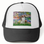 Brittany Spaniel 3 - Lilies 2 hats