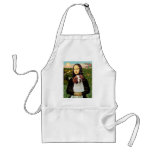 Brittany Spaniel 3 - Mona Lisa aprons