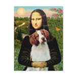 Brittany Spaniel 3 - Mona Lisa postcards