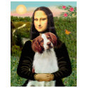 Brittany Spaniel 3 - Mona Lisa t-shirts
