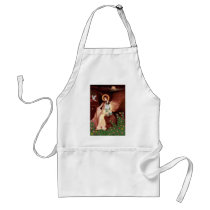 Brittany Spaniel 3 - Seated Angel Apron