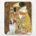 Brittany Spaniel 3 - The Kiss mousepads