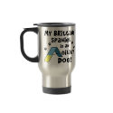 Brittany Spaniel Agility Dog mugs