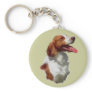 Brittany Spaniel Art Gifts Key Chain