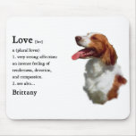 Brittany Spaniel Art Gifts mousepads