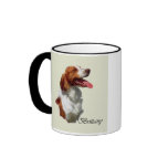Brittany Spaniel Art Gifts mugs