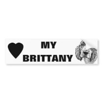 Brittany Spaniel Bumper Stickers