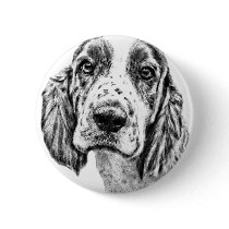 Brittany Spaniel Pinback Button