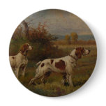 brittany spaniel button, large