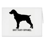Brittany Spaniel Card