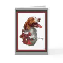 Brittany Spaniel Christmas Cards