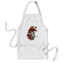 Brittany Spaniel Christmas Gifts Aprons