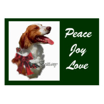 Brittany Spaniel Christmas Gifts Business Card Templates
