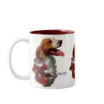 Brittany Spaniel Christmas Gifts mugs
