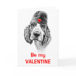BRITTANY SPANIEL - Custom Valentines Day Card