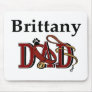 Brittany Spaniel Dad Gifts Mouse Pad