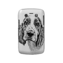 Brittany Spaniel dog Blackberry Case