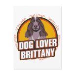 Brittany Spaniel Dog Lover postcards