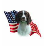 Brittany Spaniel Flag t-shirts