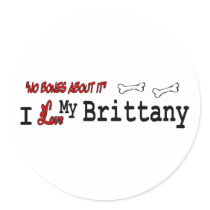 Brittany Spaniel (I Love) Sticker