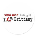 Brittany Spaniel (I Love) Sticker