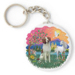 Brittany Spaniel keychains