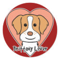 Brittany Spaniel Lover stickers