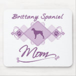 Brittany Spaniel Mum mousepads