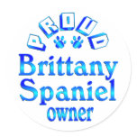 Brittany Spaniel Owner stickers