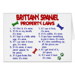 BRITTANY SPANIEL Property Laws 2 cards