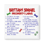 BRITTANY SPANIEL Property Laws 2 magnets
