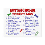 BRITTANY SPANIEL Property Laws 2 postcards