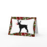 Brittany Spaniel Reindeer Christmas Card