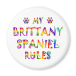 Brittany Spaniel Rules Fun magnets