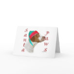Brittany Spaniel Santa Paws cards