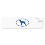 Brittany Spaniel Silhouette Bumper Sticker bumper stickers