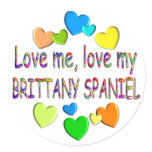 BRITTANY SPANIEL stickers
