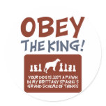 Brittany Spaniel stickers