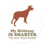 Brittany Spaniel stickers