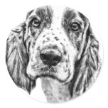 Brittany Spaniel stickers