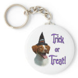 Brittany Spaniel Trick keychains