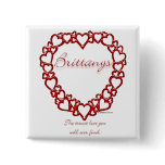 Brittany True Love buttons