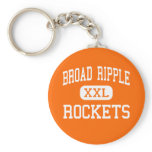 Broad Ripple - Rockets - High - Indianapolis keychains