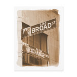 Broad St. Exchange Place postcards
