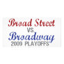Broad St vs. Broadway Photo Card