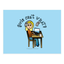 Broadcaster (Blonde) Post Cards
