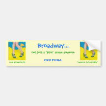 broadway legs bumper sticker