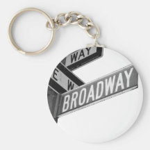 Broadway Sign Key Chain